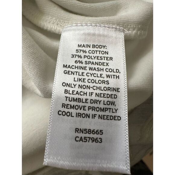 BP Women's XL White V-Neck Short Sleeve Crop Top Casual - Picture 4 of 4